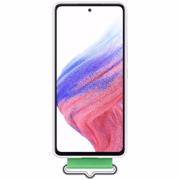 Samsung Originele Silicone Cover Strap Galaxy A53 - White