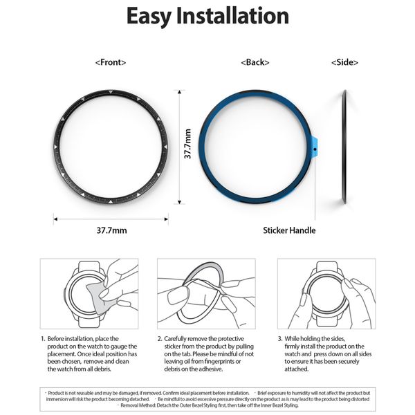 Ringke Inner Bezel Styling Galaxy Watch 46mm / Gear S3 Frontier