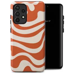 Selencia Vivid Backcover Samsung Galaxy A52(s) (5G/4G) - Dream Swirl Orange