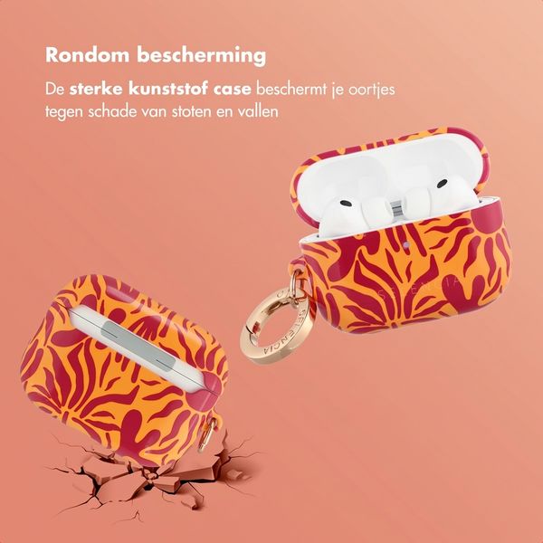 Selencia Vivid Case  Apple Airpods Pro 3 - Tropical Vibes Apricot