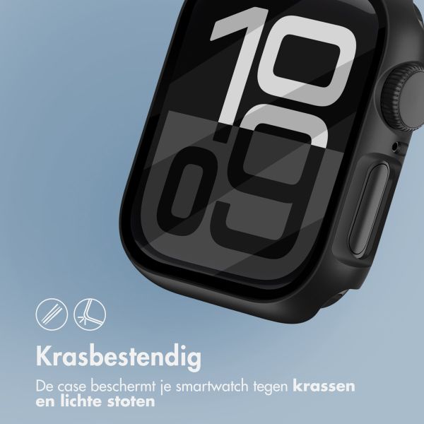 imoshion Full Cover Hardcase voor de Apple Watch Series 10 - 46 mm - Zwart