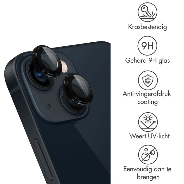 imoshion 2 Pack Camera lens protector Apple iPhone 14 / 14 Plus - Zwart