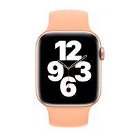 Apple Siliconen solobandje Apple Watch | 44/45/46/49 mm - Maat 12 - Cantaloupe