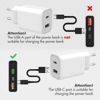 imoshion Ultra Series Aluminium Powerbank 10,000 mAh - Quick Charge and Power Delivery - Black