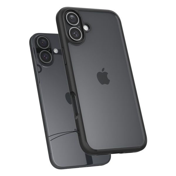 Spigen Ultra Hybrid Backcover iPhone 16 - Matte Black