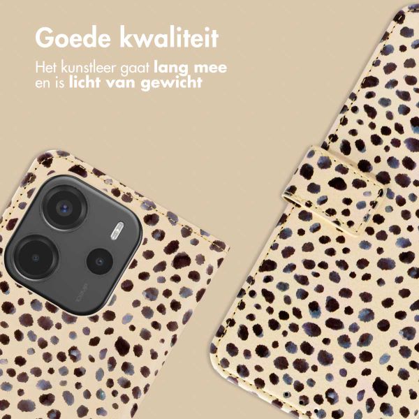 imoshion Design Bookcase Xiaomi Redmi Note 14 (4G) - Black And White Dots