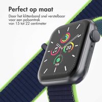 imoshion Nylon bandje Apple Watch Series 1 t/m 9 / SE (38/40/41 mm) | Series 10 / 11 (42 mm) - Lime