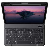 Accezz QWERTY Keyboard Bookcase Apple iPad Air (2025 / 2024 / 2022 / 2020) / Pro 11  (2022 - 2018)