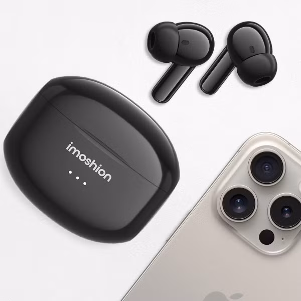 imoshion Aura Pro Draadloze In-ear Oordopjes - Active Noise Cancelling (ANC) - Zwart