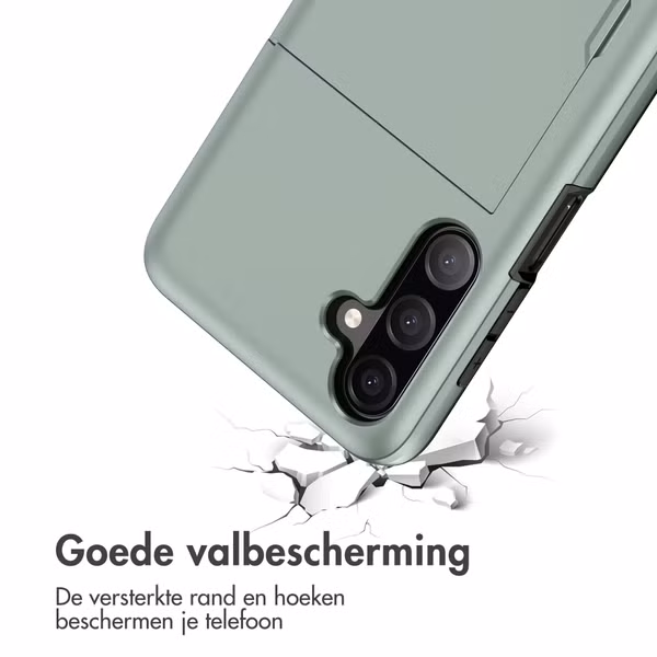 imoshion Backcover met pasjeshouder Samsung Galaxy A18 (4G) - Donkergroen