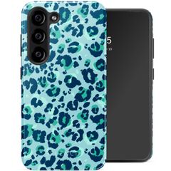 Selencia Vivid Tough Backcover Samsung Galaxy S23 - Wild Spots Light Blue