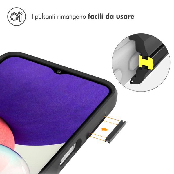 imoshion Rugged Hybrid Case Samsung Galaxy A14 (5G/4G) - Zwart