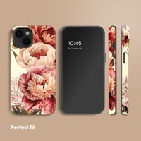 Selencia Vivid Back Cover Apple iPhone 14 - Vintage Peony