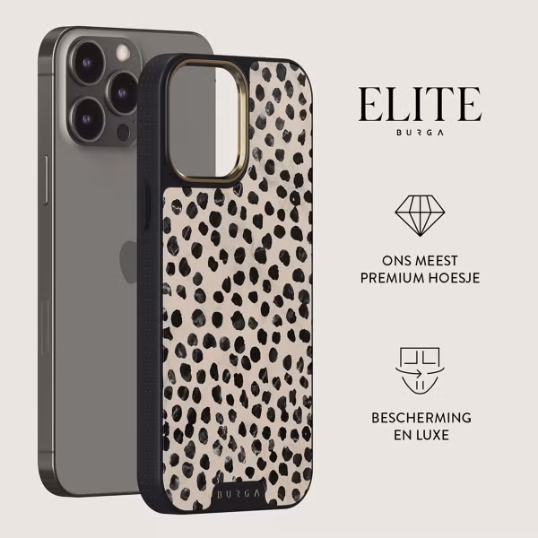 Burga Elite Gold Backcover Apple iPhone 15 Pro Max - Almond Latte
