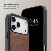 Selencia Nova Telefoonhoes met Koord en Pashouder Apple iPhone 17 Pro - Mocha Brown