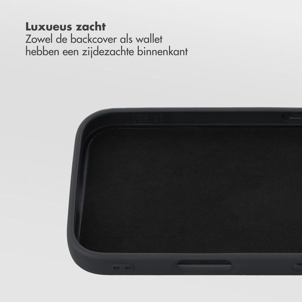 Accezz Edge Uitneembare Bookcase met MagSafe Apple iPhone 18 Pro / 17 Pro - Zwart