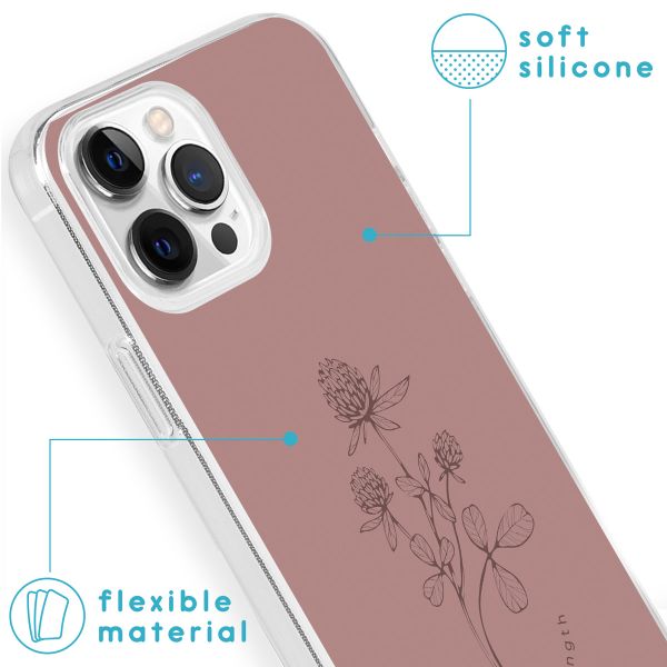 imoshion Design hoesje iPhone 13 Pro - Floral Pink