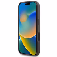 Guess 4G Metal Logo Backcover Apple iPhone 16 - Bruin