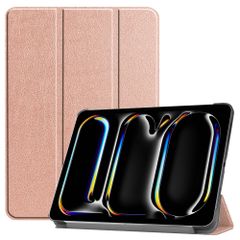 imoshion Trifold Book Case Apple iPad Pro 13 (2025) M5 / (2024) M4 - Rose Gold