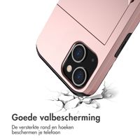 imoshion Backcover met pasjeshouder iPhone 13  - Rosé Goud