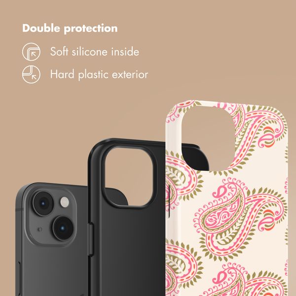 Selencia Vivid Back Cover Apple iPhone 14 - Paisley Blush
