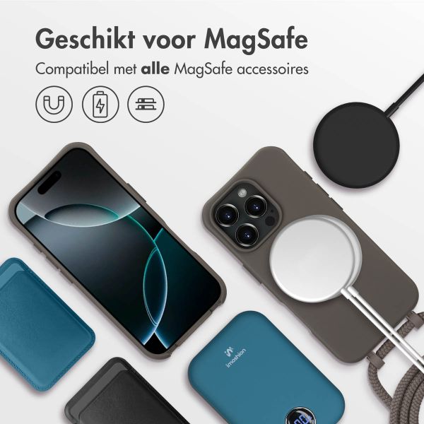 imoshion Color Backcover met afneembaar koord MagSafe iPhone 16 Pro Max - Black Coffee