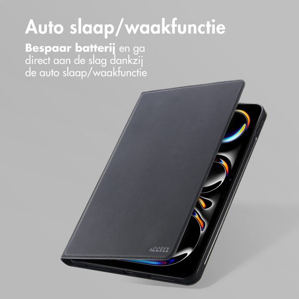Accezz Classic Tablet Case Apple iPad Pro 11 (2025) M5 / (2024) M4 - Zwart