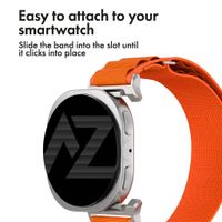 Accezz Nylon Alpine Band Samsung Galaxy Watch 9 (40/44mm) / Watch 8 (40/44mm) / Classic (46mm) - Orange