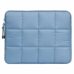 Selencia Puffy Laptop hoes 13-14 inch - Laptopsleeve - Slate Blue