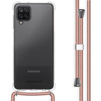 imoshion Backcover met koord Samsung Galaxy A12 - Rosé Goud