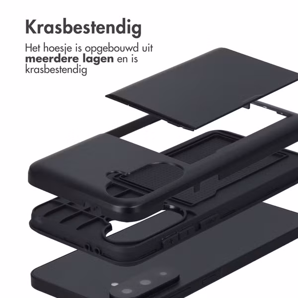 imoshion Backcover met pasjeshouder Samsung Galaxy A37 (5G) - Zwart