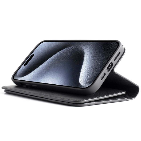 Wachikopa Multi Wallet Bookcase Apple iPhone 15 Pro - Black