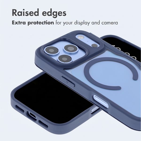 imoshion Transparent Wallet Case with MagSafe Apple iPhone 18 Pro Max / 17 Pro Max - Blue