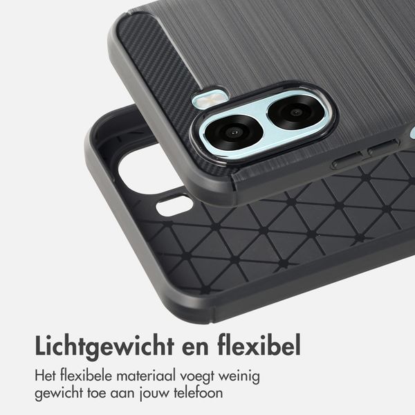 imoshion Brushed Backcover Oppo A6x (4G/5G) - Zwart