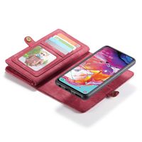 CaseMe Luxe Lederen 2 in 1 Portemonnee Bookcase Samsung Galaxy A70