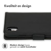 imoshion Luxe Bookcase iPhone Xr - Zwart