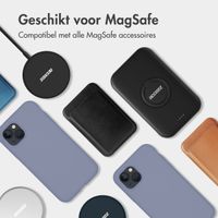 Accezz Liquid Silicone Backcover met MagSafe Apple iPhone 15 Pro - Lavender Grey