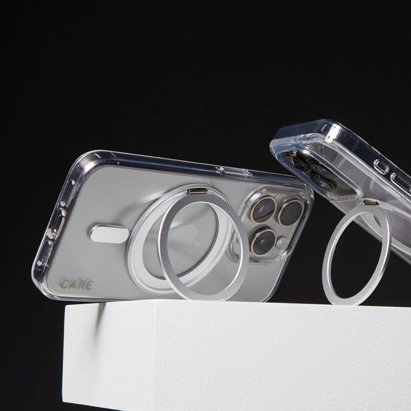 CARE by PanzerGlass Kickstand Case MagSafe Apple iPhone 16 Pro Max - Silver