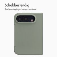 Accezz Liquid Silicone Backcover met MagSafe Apple iPhone Duo - Cooper Green