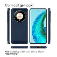 imoshion Brushed Backcover Honor Magic 6 Lite - Donkerblauw