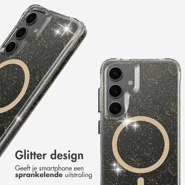 imoshion Glitter Backcover met MagSafe Samsung Galaxy S24 - Goud