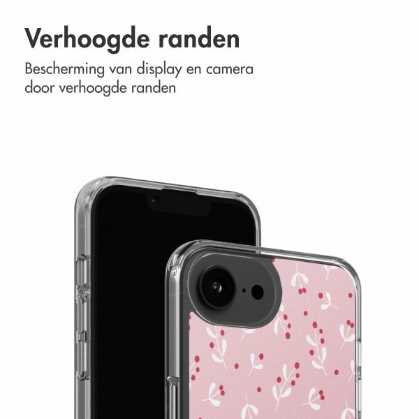imoshion Design hoesje Apple iPhone 16e - Berries Blush
