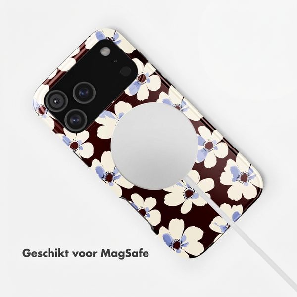 Selencia Vivid Backcover met MagSafe Apple iPhone 17 Pro Max - Choco Flower Pop