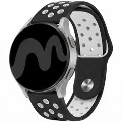 imoshion Siliconen sportbandje  - Universeel 22 mm aansluiting - Black & White