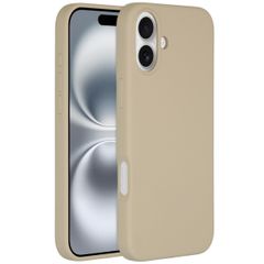 Accezz Liquid Silicone Backcover met MagSafe iPhone 16 Plus - Stone