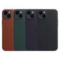 Apple 4 Pack Leather Backcover MagSafe iPhone 14 Plus - Umber + Forest Green + Ink + Midnight
