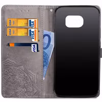 imoshion Mandala Bookcase Samsung Galaxy S7 - Grijs