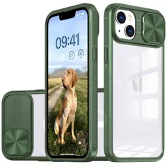 imoshion Camslider Backcover iPhone 13 - Donkergroen