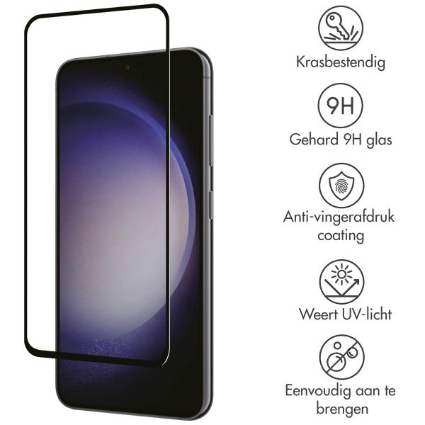 Accezz Gehard Glas Full Cover Screenprotector Samsung Galaxy A54 (5G) / S23 FE