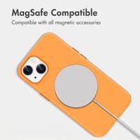 imoshion Colour Case with Thin MagSafe Ring Apple iPhone 14 / 13 - Orange
